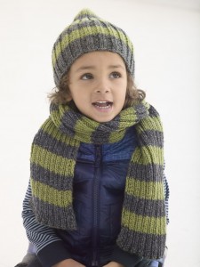 Knit Hat & Scarf Set L40400a