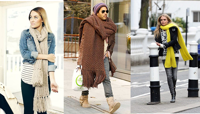 Here Are the Scarves Celebrities Are Wearing this Fall