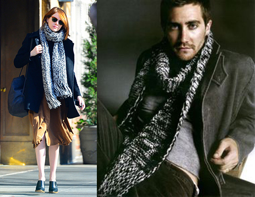 26 Celebrities Fall Looks With A Scarf - Styleoholic