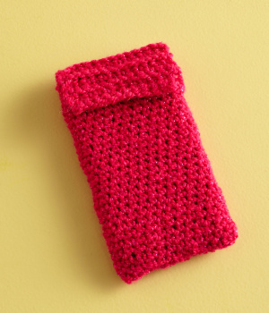 Crochet Smart Phone Cozy in Vanna's Glamour®