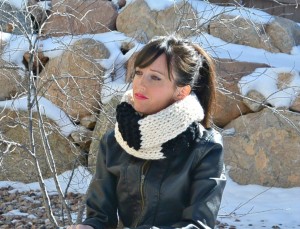 Black-and-White-Checkmate-Beginner-Knit-Scarf