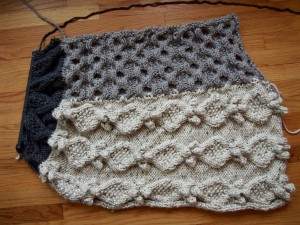 The Neutral Cabled Afghan