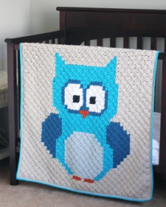 Baby Owl Corner-to-Corner Blanket