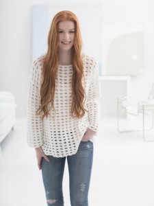 Easy Mesh Pullover Crochet