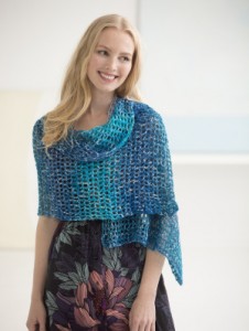 2 Ball Diagonal Shawl (Crochet) – Lion Brand Yarn