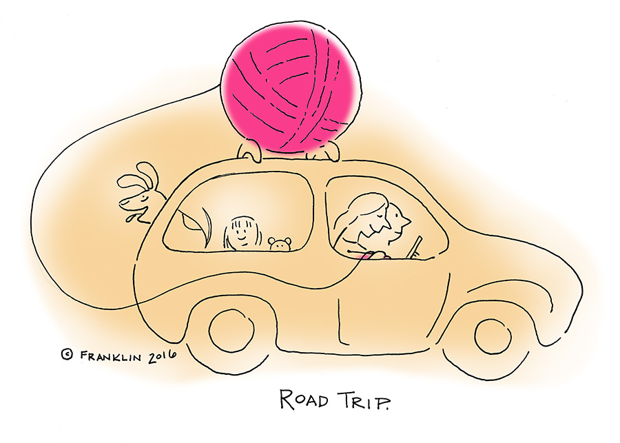 Road trip Illustration by Franklin Habit 