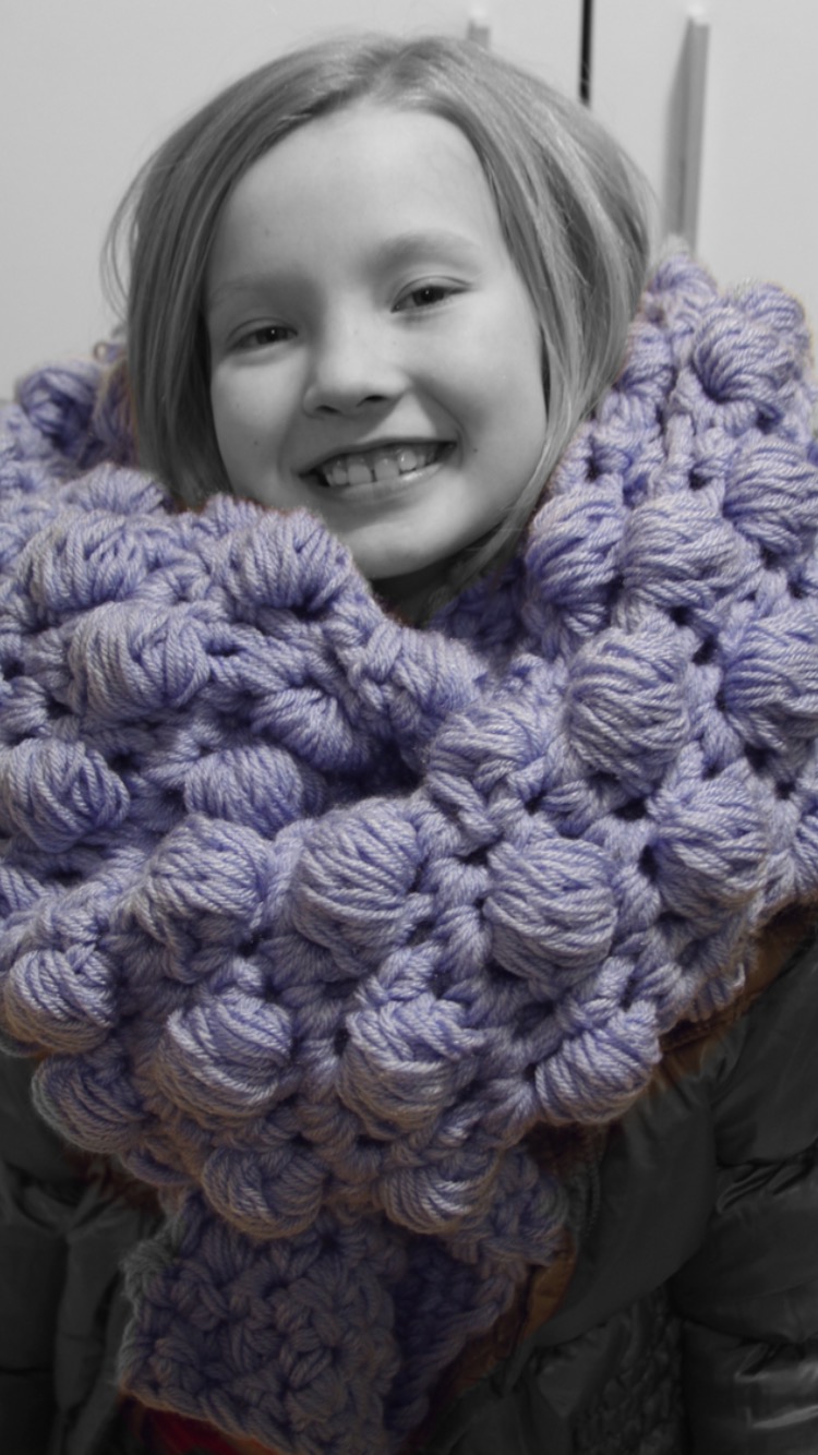 Vintage Tissue Bubblegum Scarf