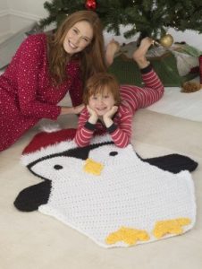 Holiday Penguin Afghan Crochet