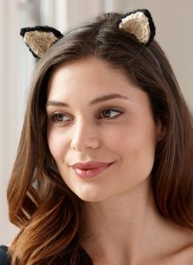 Kitty Cat Headband (knit)