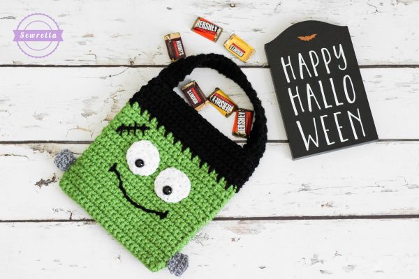 The Frankenstein Trick or Treat Bag Crochet Kit