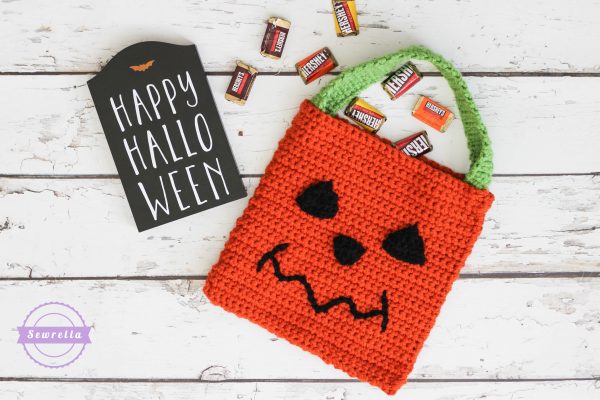 The Pumpkin Trick or Treat Bag Crochet Kit