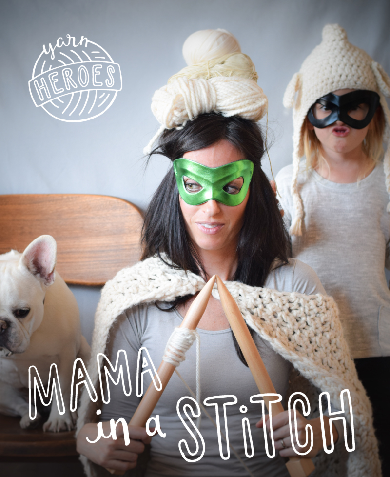 Yarn Heroes Mama In A Stitch Lion Brand Notebook