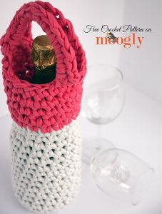 Girls Night Out Champagne and Wine Carrier (Crochet) by Moogly