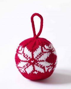 Fair Isle Ornament (Knit)