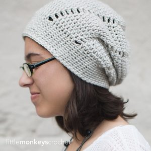 Snowcapped Slouch (Crochet_ by Little Monkeys Crochet