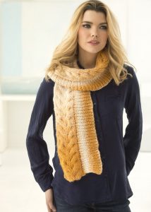 Chelsea Cabled Scarf Knit