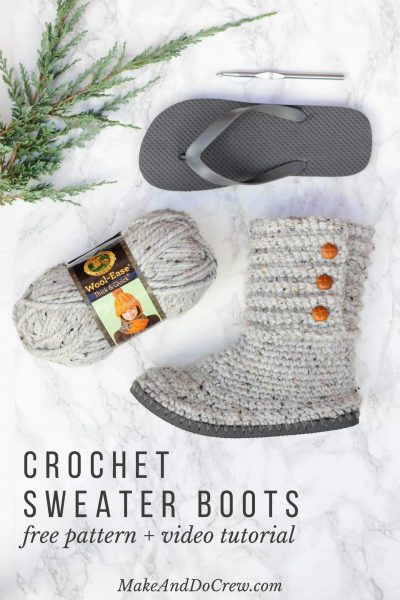 crochet-boots