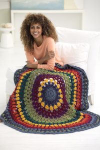 Newfield Circle Afghan Crochet