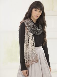 Bienville Glitter Shawl (Crochet)