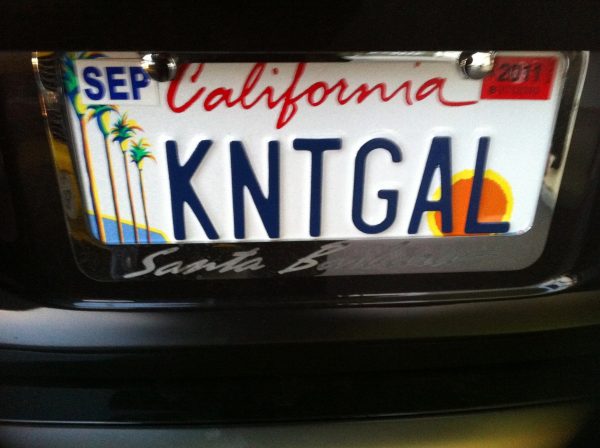 KNTGAL License Plate