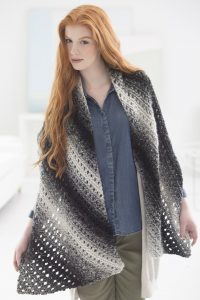 Neutral Slant Shawl