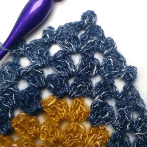 Crocheting Granny Afghan/Shawl Step 10