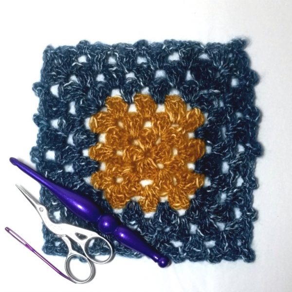 Crocheting Granny Afghan/Shawl Step 11