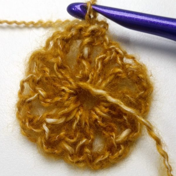 Crocheting Granny Afghan/Shawl Step 3