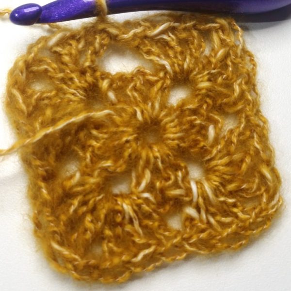 Crocheting Granny Afghan/Shawl Step 4