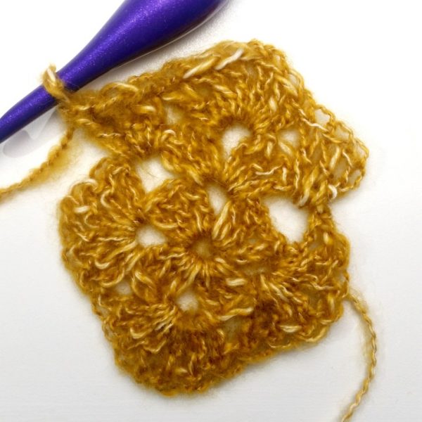 Crocheting Granny Afghan/Shawl Step 5