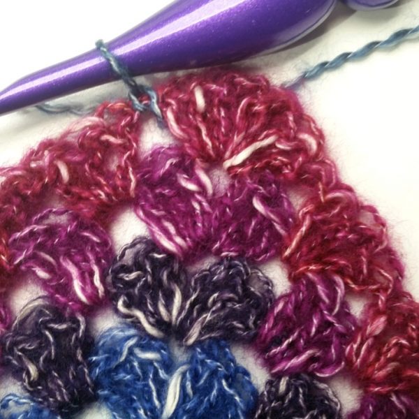 Crocheting Granny Afghan/Shawl Step 8