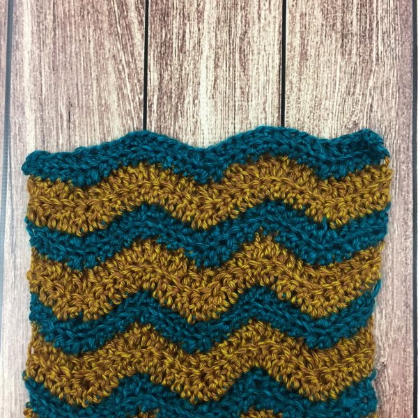 Finished Ripple Cowl
