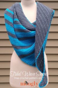 Tidal Wave Shawl