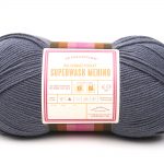 Superwash Merino Yarn in Charcoal