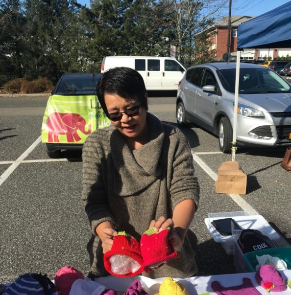 Lulu Knits at the Farmer’s Market