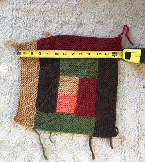Modular Knitting with New Basic Yarn, Part 1:  The Autumn Palette