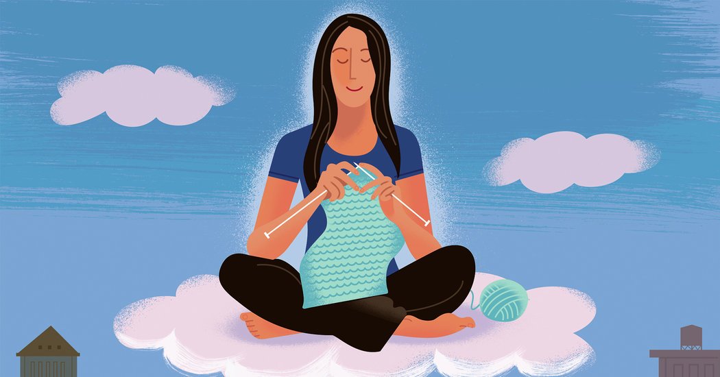 Meditate Knitting for Wellness