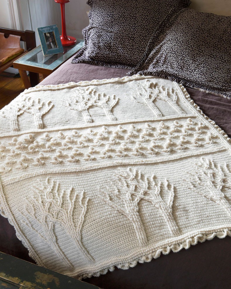 Tree of Life Afghan by Lion Brand