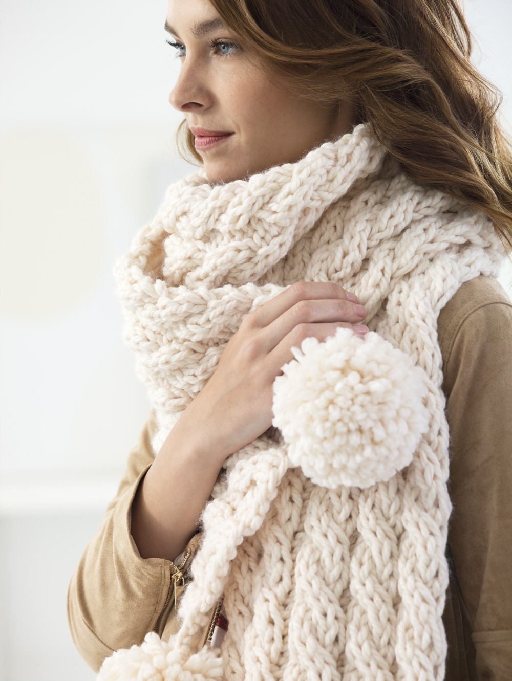 Easy Cabled Scarf Knit