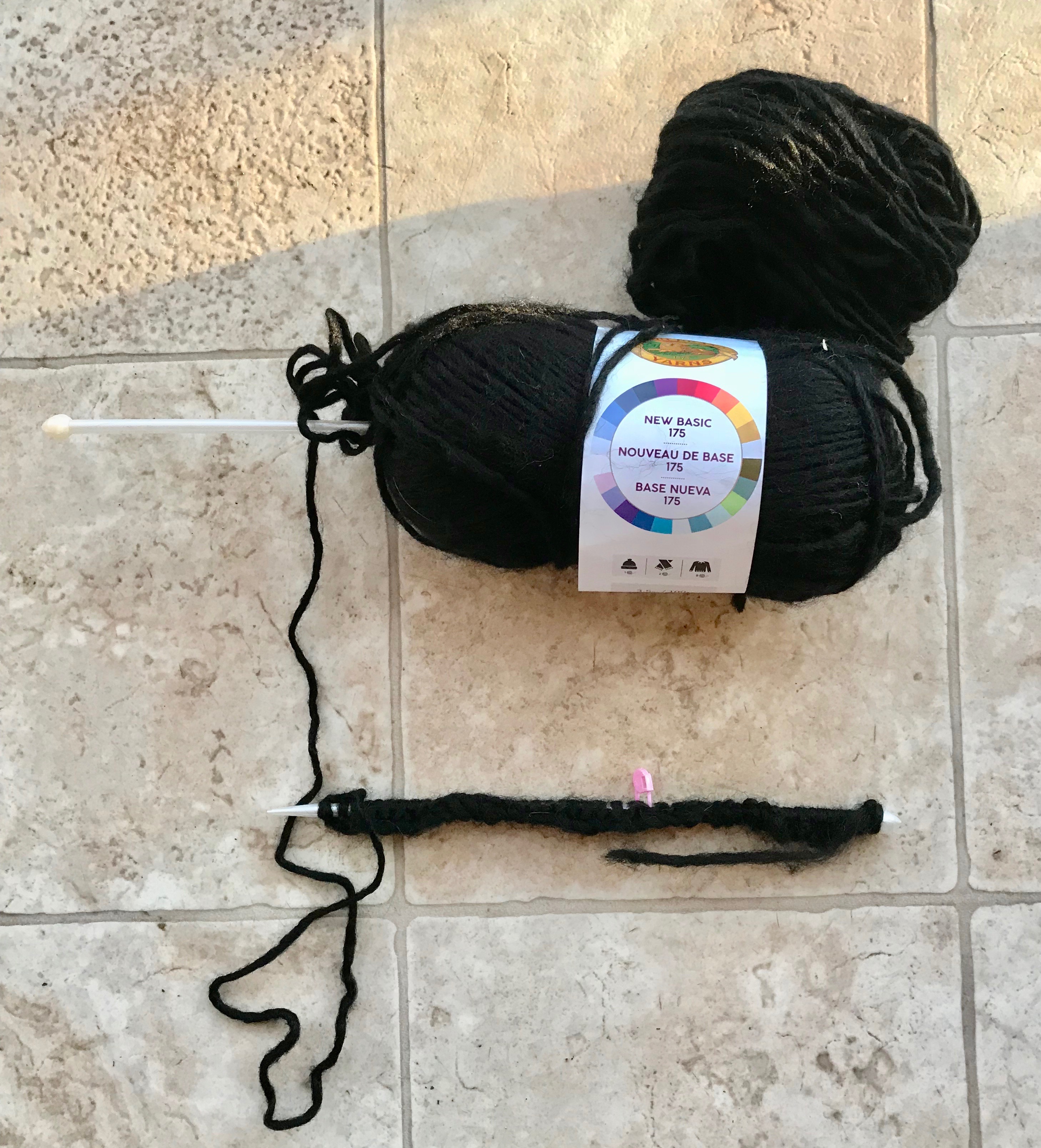 Modular Knitting Casting On Step 1