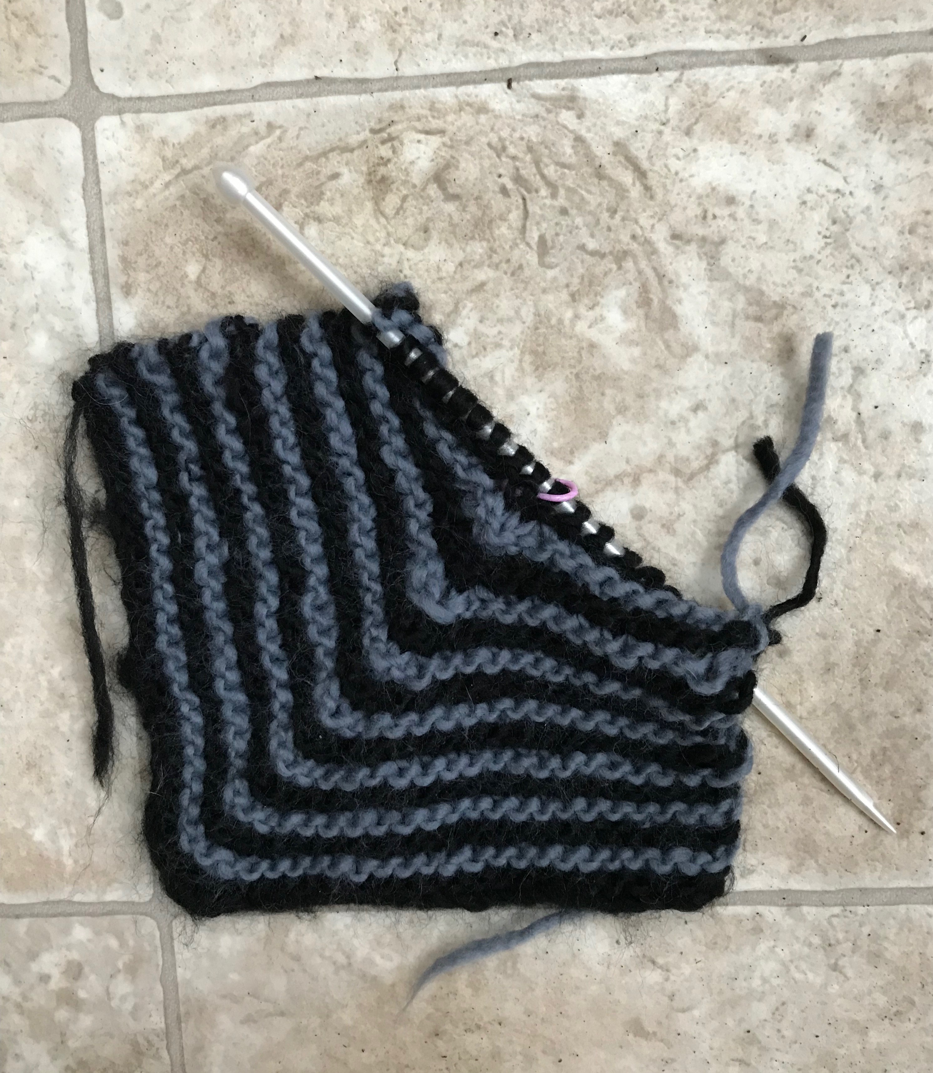 Modular Knitting Casting On Step 2