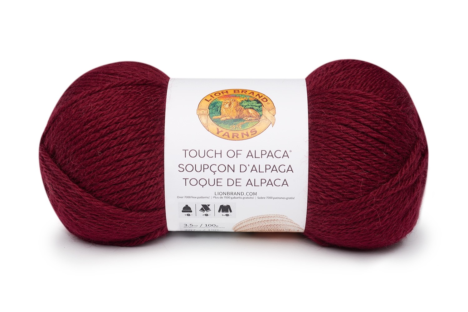 Touch of Alpaca in Crimson