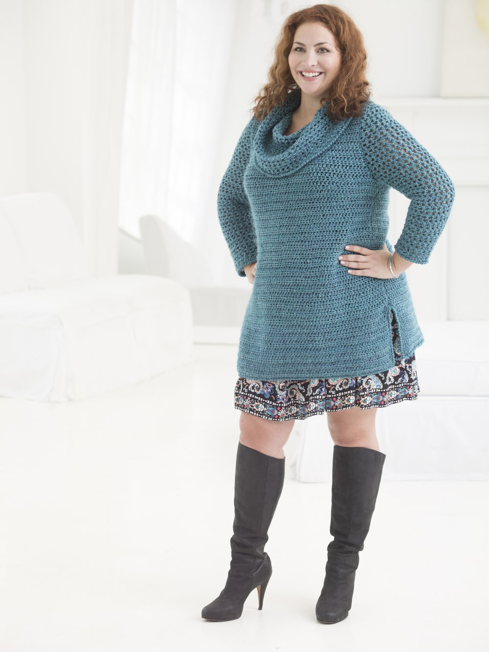 Curvy Girl Crochet Tunic (Crochet)