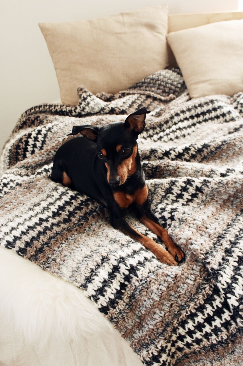 Houndstooth Cabin Throw
