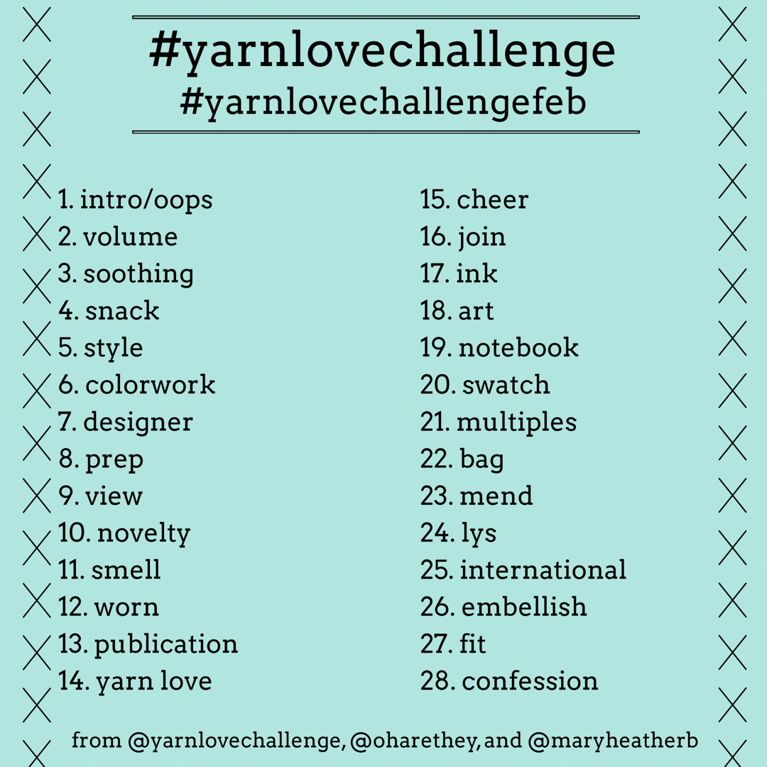 Yarn Love Crafting Challenges