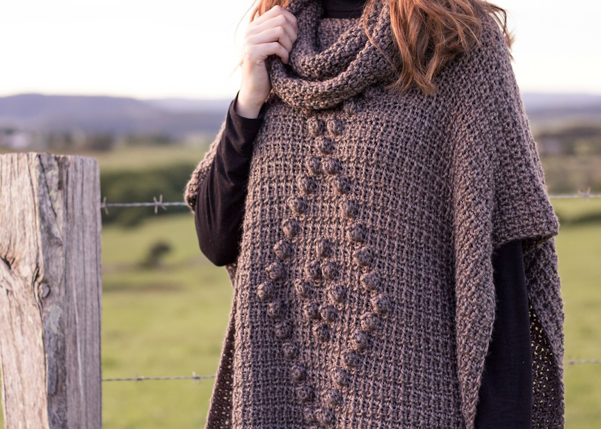 Alsace Poncho Kit (Crochet)