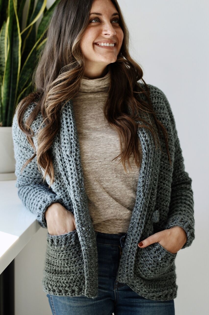 Harold Cardigan Kit (Crochet)