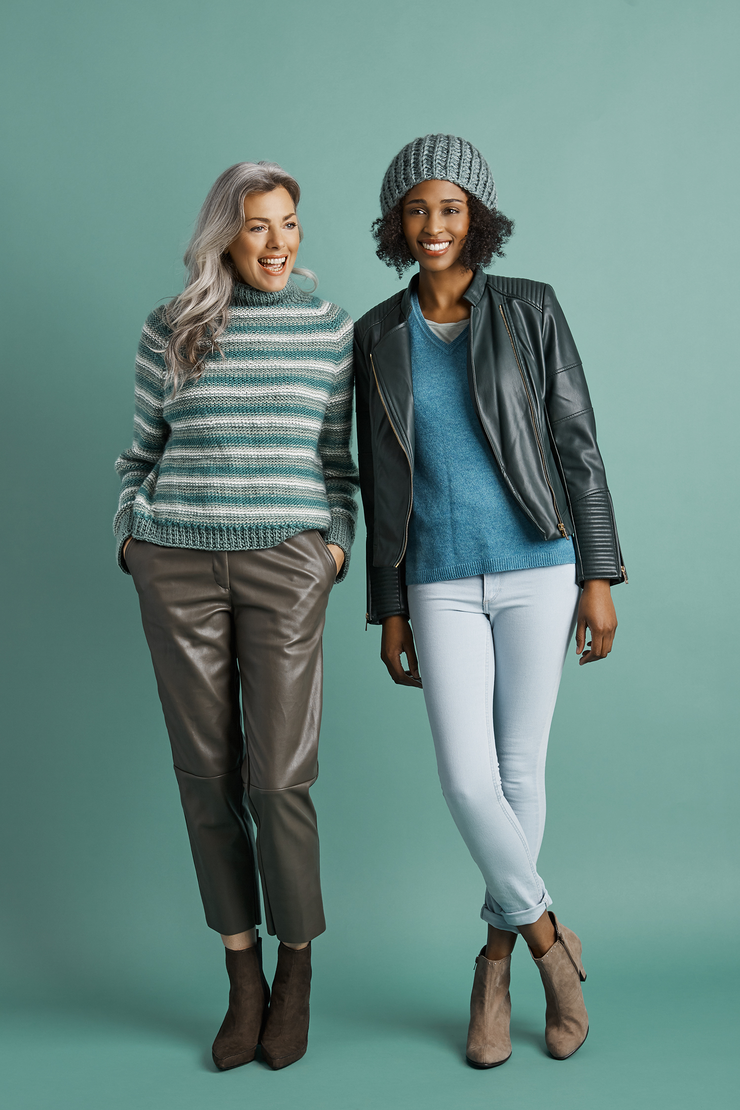 Our Zooey Raglan Pullover (Knit) &amp; Fern Forest Hat (Knit)