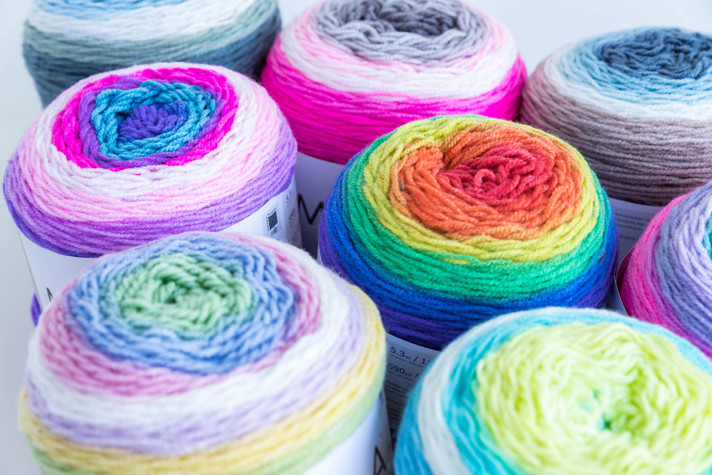 Let's Try: Self Striping Yarn Cakes + 2 BONUS Crochet Patterns | My Poppet  Makes