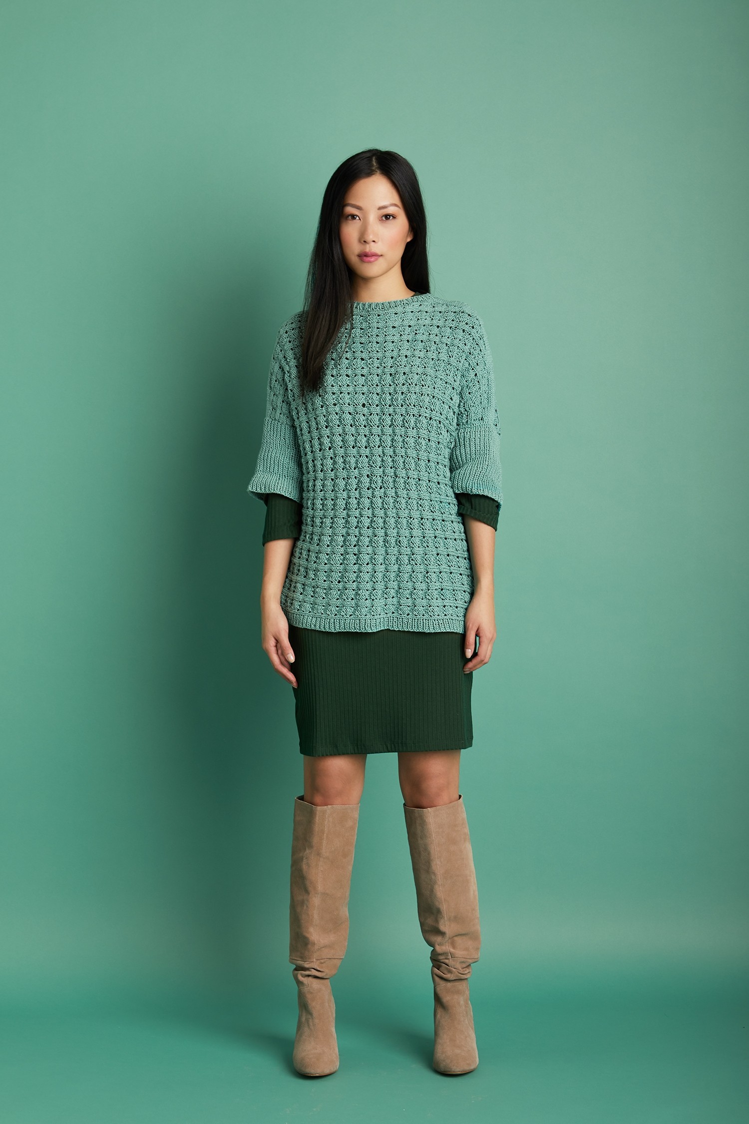 Eyelet Top (Knit)